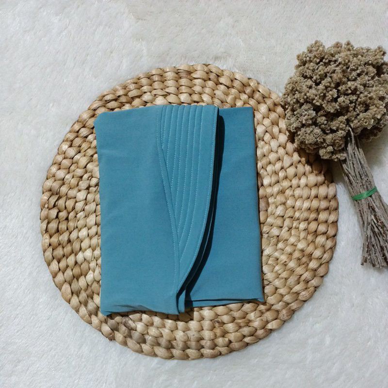 KHIMAR JERSEY PINGUIN JERSEY PREMIUM BEST Quality-Biru wardah