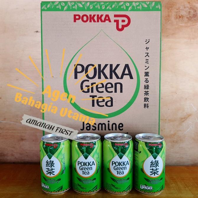 

Pokka Green Tea Jasmine Kaleng 300mL Box (1Box=24can)
