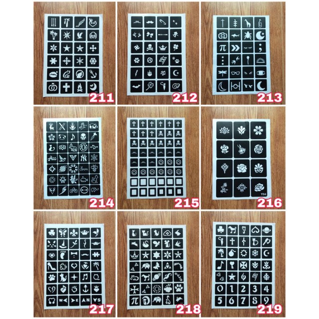 STIKER TATTO TEMPORARY / CETAKAN TATTO TEMPORARY / HENNA KIT