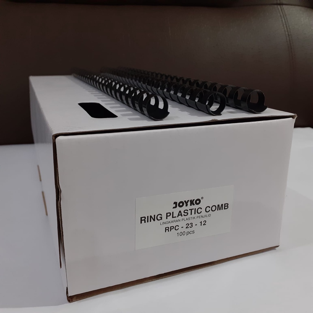 

Joyko Spiral Plastik RPC-23-12 F4 23 Lubang (12 mm) - Hitam