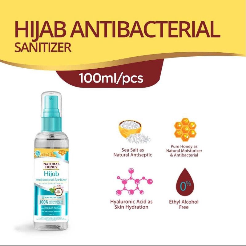 Natural Honey Sanitizer Spray 100ml