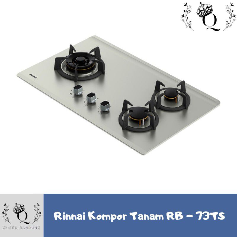 Kompor Tanam Kaca Rinnai RB 73 TS