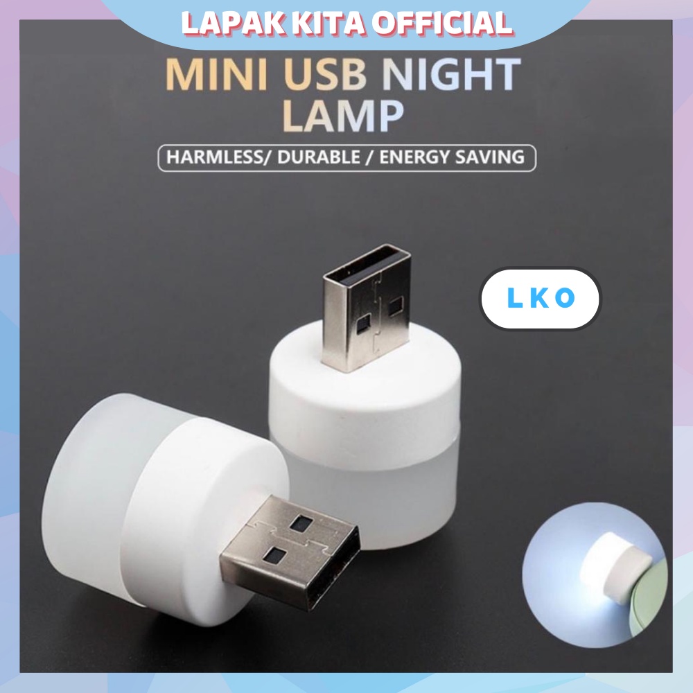 Jual Lampu Led Bulat Usb Putih Mini Portable Serbaguna | Shopee Indonesia