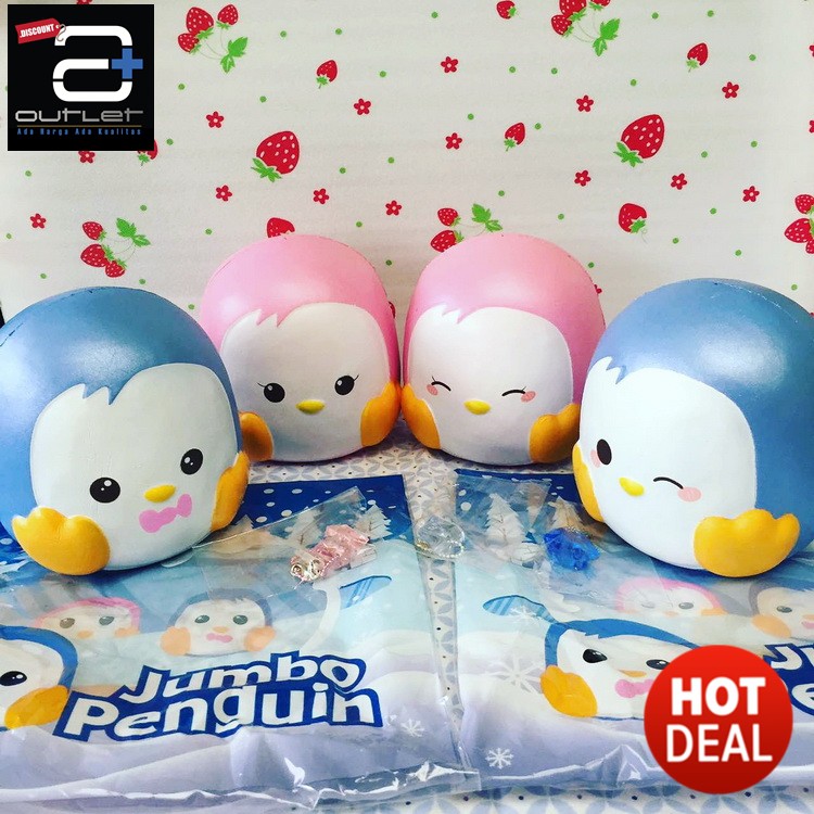 Squishy Penguin Jumbo Licensed Squishy Punimaru