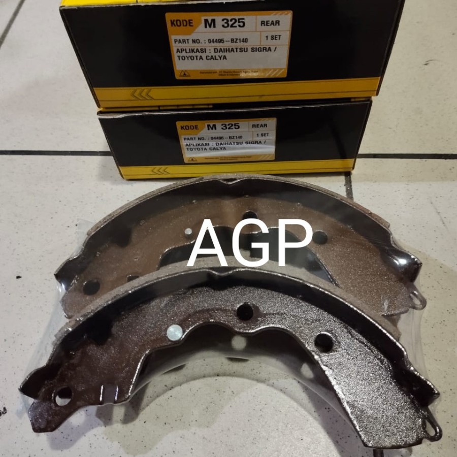 Brake Shoe Kampas Rem Belakang MIMASAKA Calya Sigra