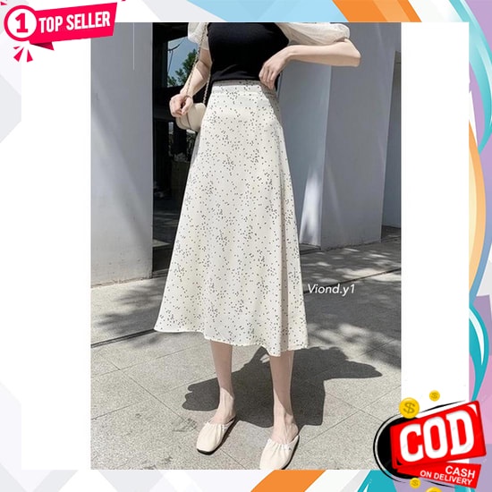 Hot Sale - Rok Rajut Korea/Rok Span Vintage Korean Skirt/ Rok Putih Panjang Rok Kekinian ,. Rok Kerj