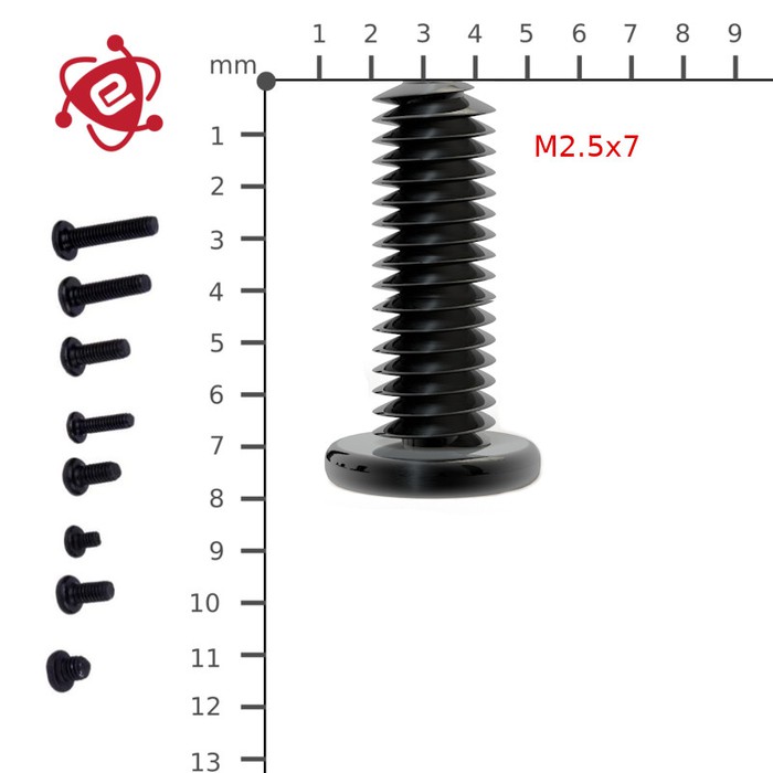 Baut Screw Kecil M2.5x7 Laptop HP Toshiba Sony Dell Samsung Asus Acer