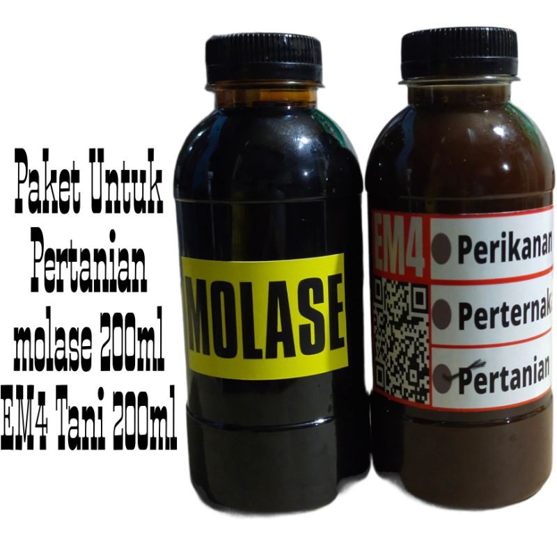 paket EM4 IKAN/TERNAK/TANI dan molase