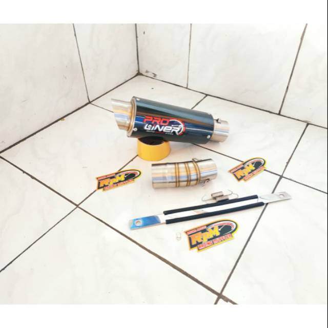 Knalpot Racing Pro Liner Carbon Slip on NINJA 250 - R25 - MT 25