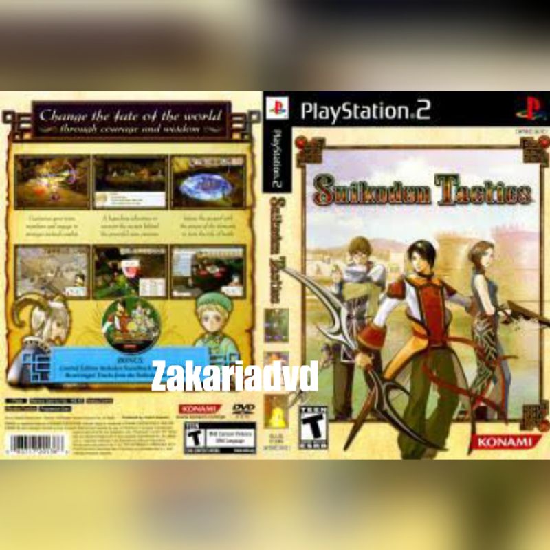 Kaset Ps 2 SUIKODEN TACTIC