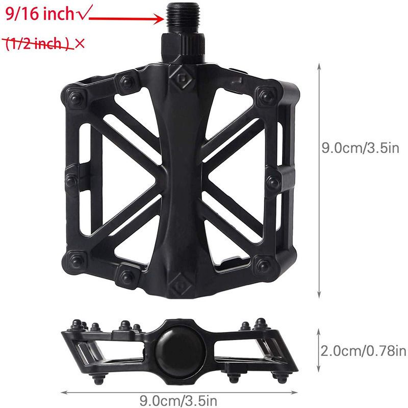 Green Bike Pedal Sepeda Aluminium Anti-Slip - HX-181