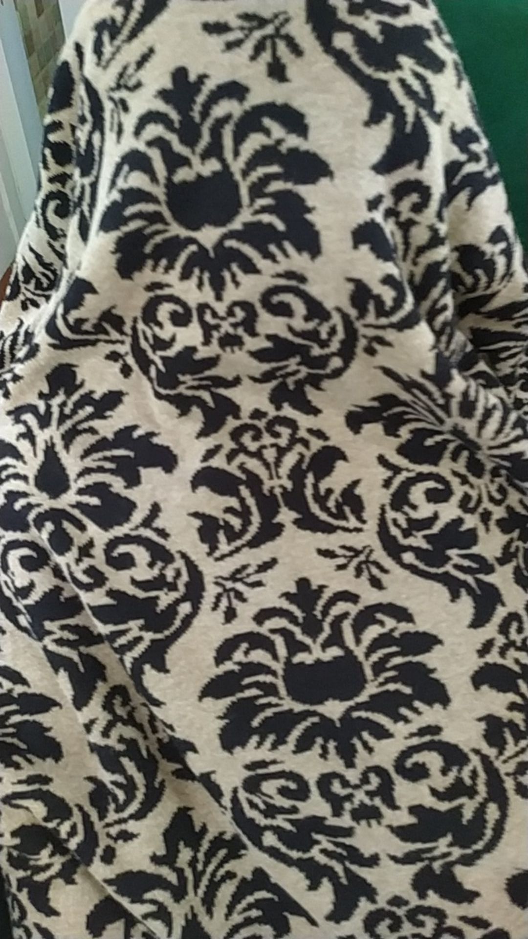 Anindyra Tunik Mocca Black Long Tunic Cewe Rajut Jumbo Big Size Wanita Motif Batik Panjang Murah New