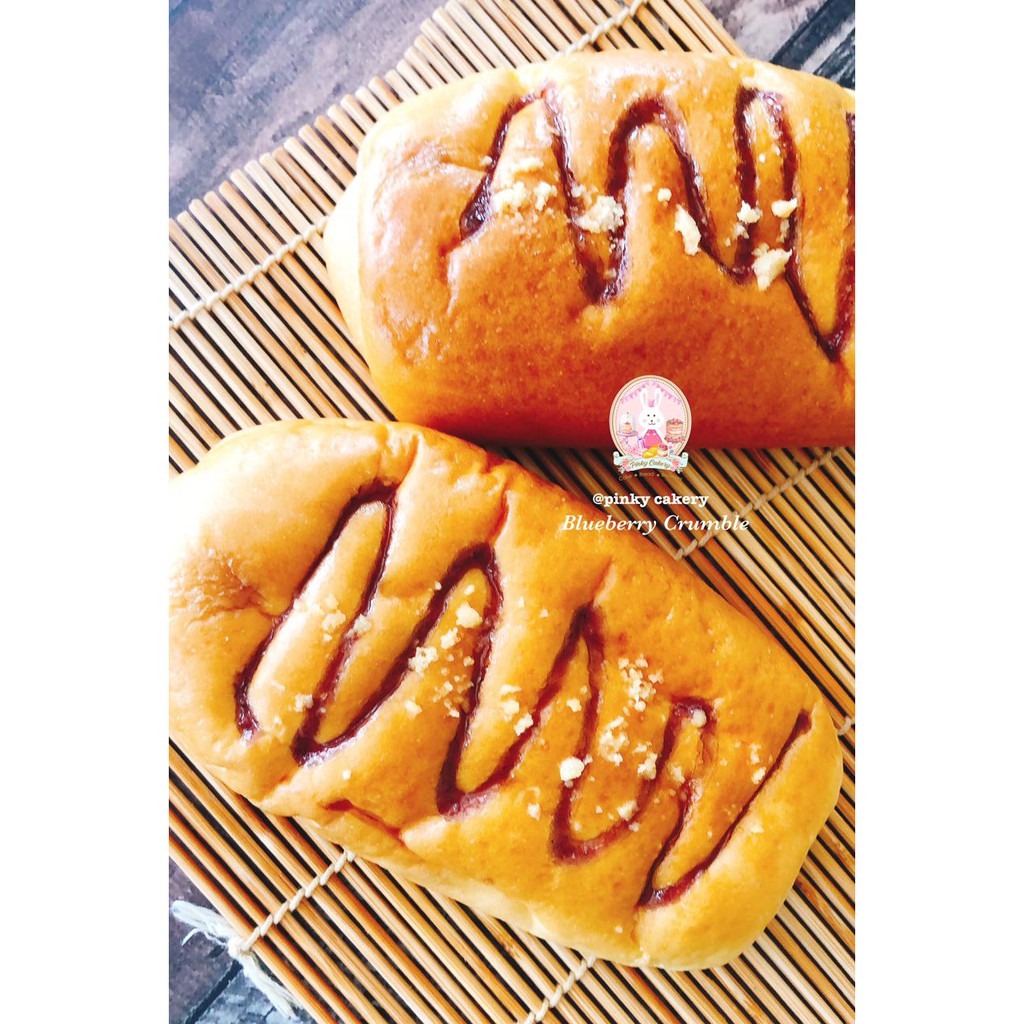 

Roti Blueberry Crumble Lembut Enak Pinky Cakery