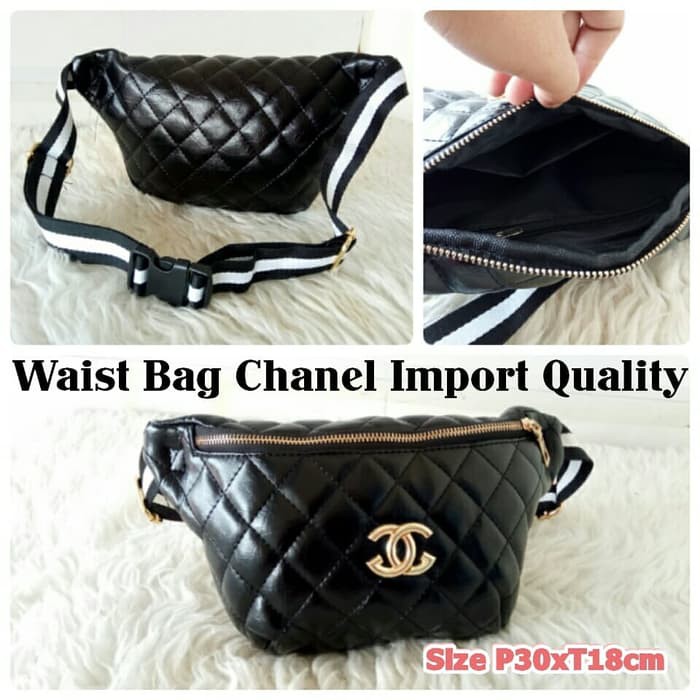 TERMURAAH, SN8981 Tas Selempang Wanita Waist Bag Chanel Import .
