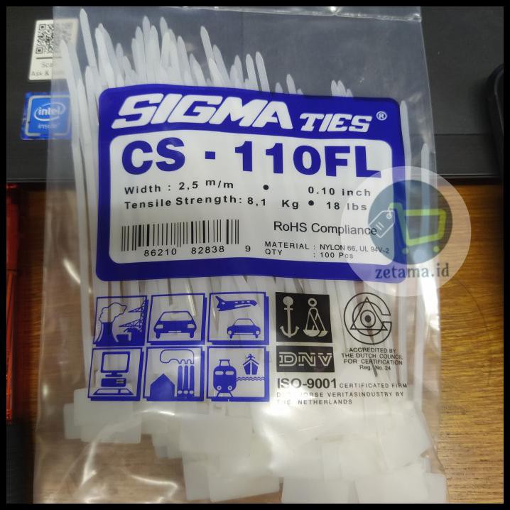 

Kabel Ties Label Sigma Cs110Fl