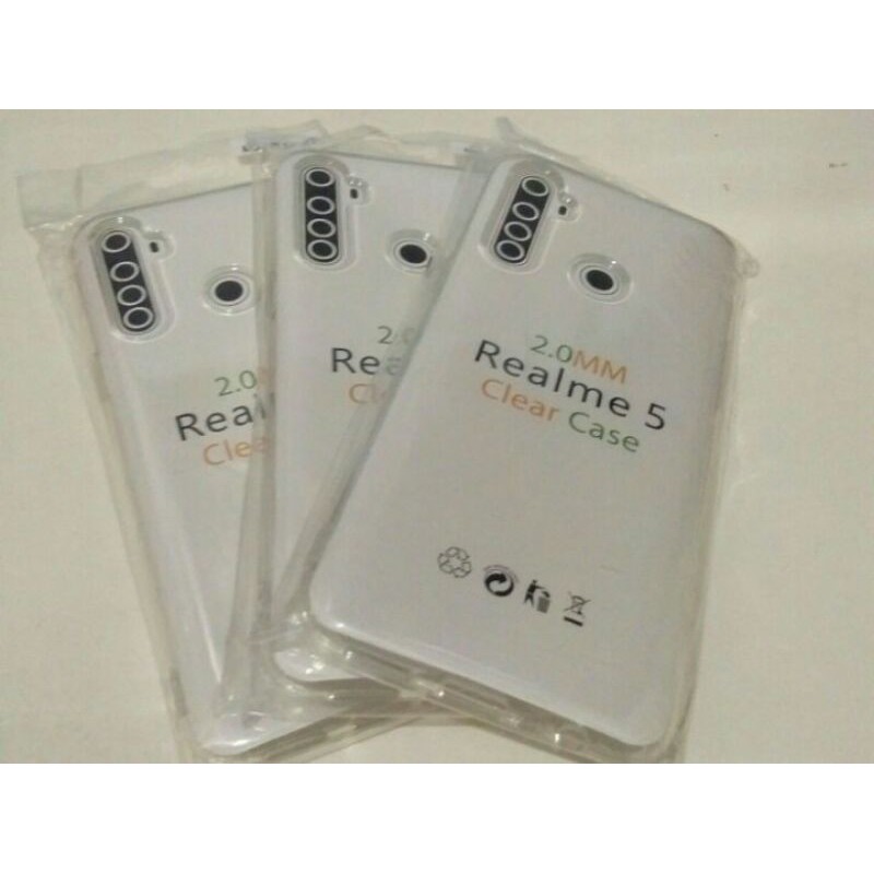 Jelly case Realmie 5/5s/5i bening transfaran tebal anti jamur