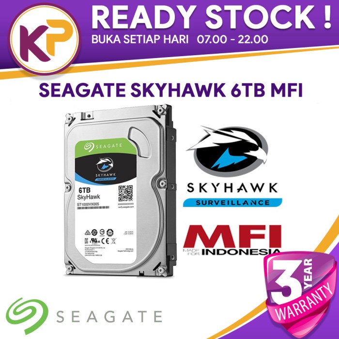 HDD Seagate Skyhawk 6TB MFI
