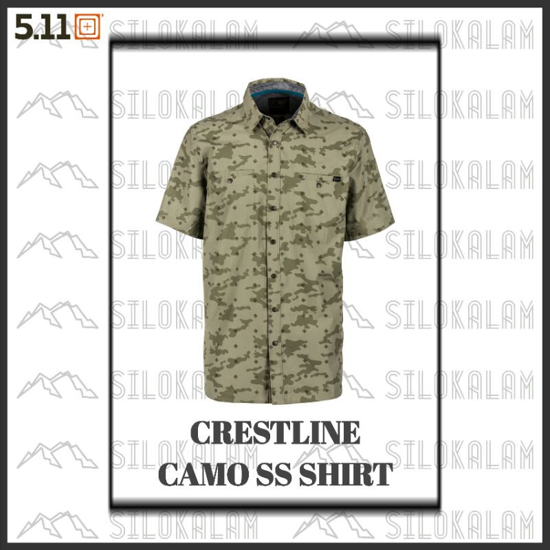 TACTICAL 5.11 CRESTLINE CAMO SS SHIRT ORIGINAL not