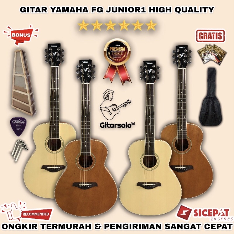 GITAR AKUSTIK YAMAHA FG JUNIOR1 HIGH QUALITY