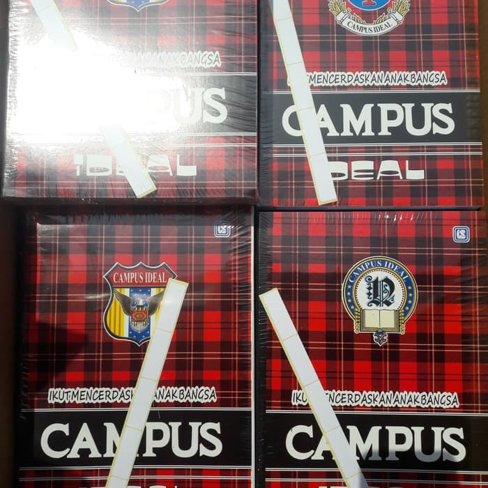 

Terlaris Buku Tulis Campus 100 lembar/Pack isi 5 Buku Elegan