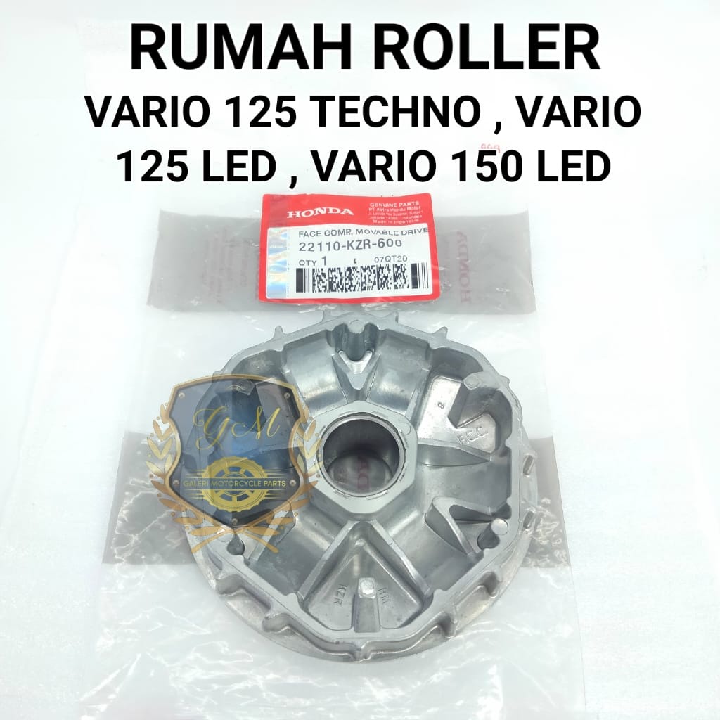 ORIGINAL RUMAH ROLLER KZR HONDA VARIO 125 , VARIO 125 LED , VARIO 150 LED ASLI  AHM ORI HGP