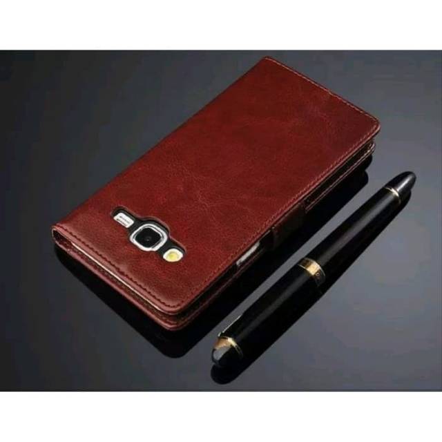 Samsung J2Prime / J7Prime / Grand Prime J2 J7 Flip Cover Kancing Leather Case Casing Dompet Wallet