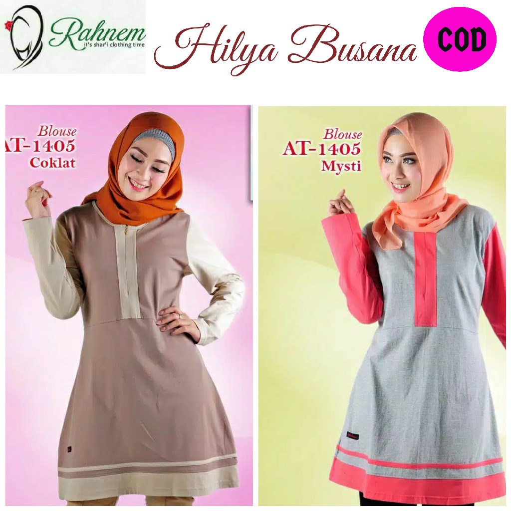 ATASAN  MUSLIM RAHNEM / AT - 1405 / BLOUSE / FASHION MUSLIM