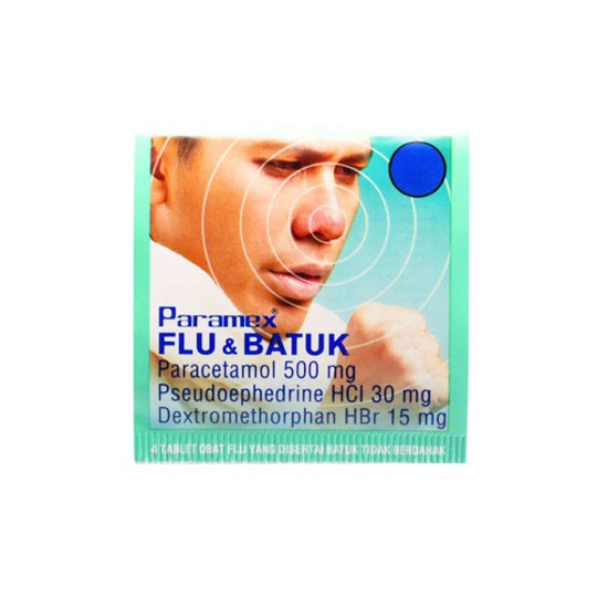 PROMO PARAMEX FLU &amp; BATUK PER 3 STRIP / Obat Flu &amp; Batuk