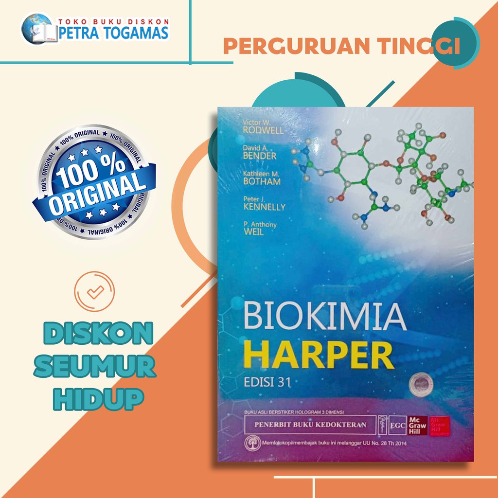 BIOKIMIA HARPER ED.31 // VICTOR W. RODWELL // EGC | Shopee Indonesia