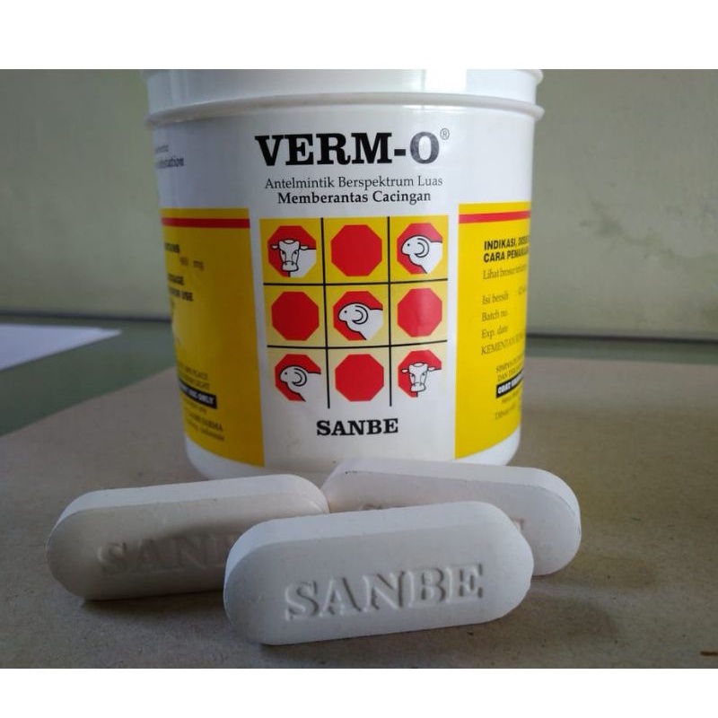 Verm o 42 bolus obat cacing sapi