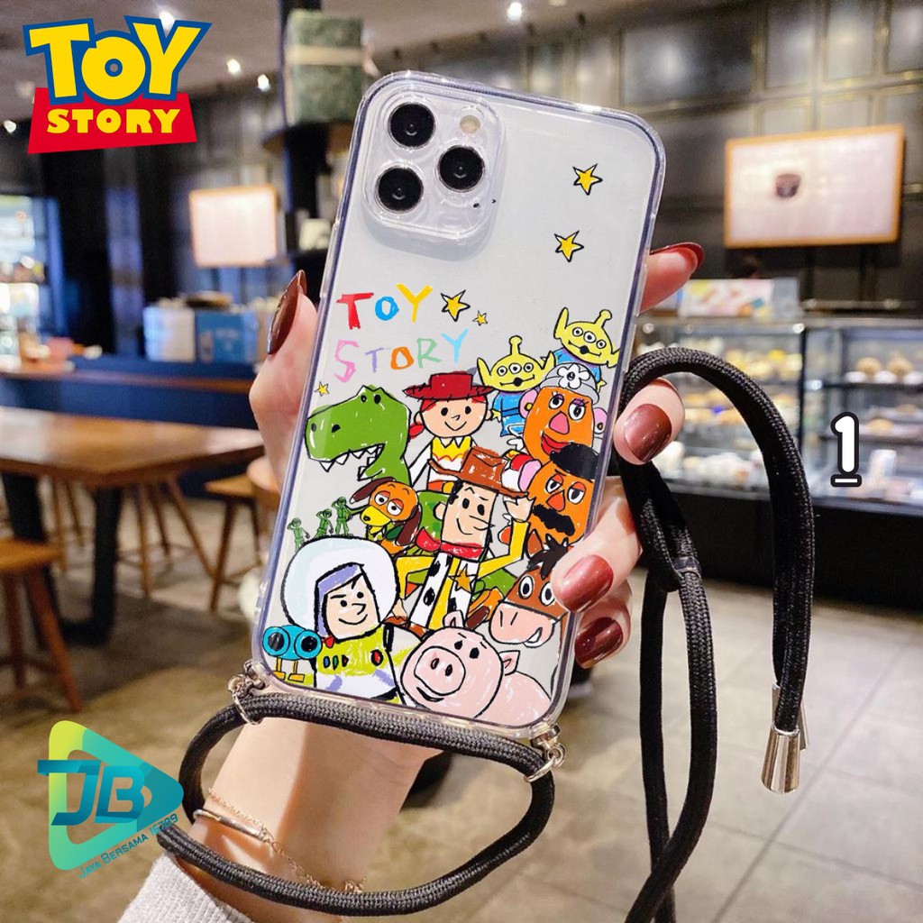 Softcase Slingcase Lanyard Bening TOY STORY Samsung J8 A6+ A01 M01 A2 Core A10s M01s A10 M10 JB4350