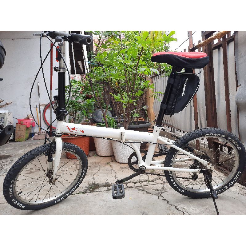 Sepeda Lipat Second Bekas ukuran 20" Element  7 Speed