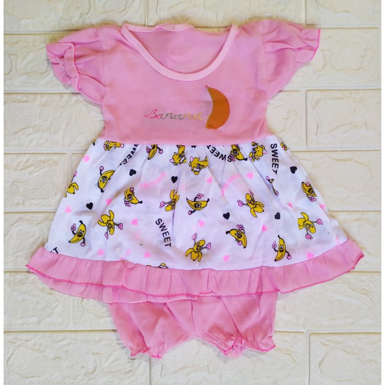 Setelan Baby /Perempuan /0-12Bulan /Murah Berkualitas /Real Picture / Banana