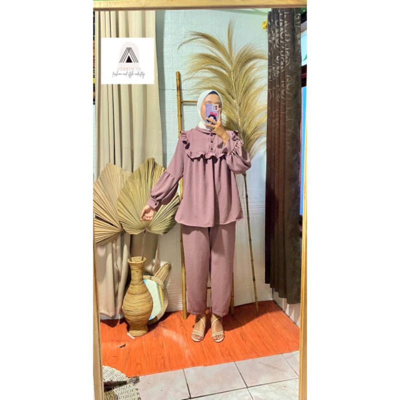 TERBARU RUBY SET RAYON CRINKLE || SETELAN WANITA || ONE SET MODERN || ONE SET KRINGKLE || DONITA ONE SET|| ONE SET|| PAJAMAS KRINGKEL ||