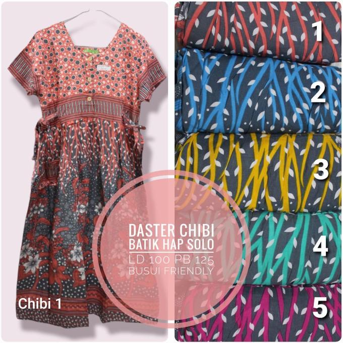 Daster Cibi Lengan Batik Hap Solo