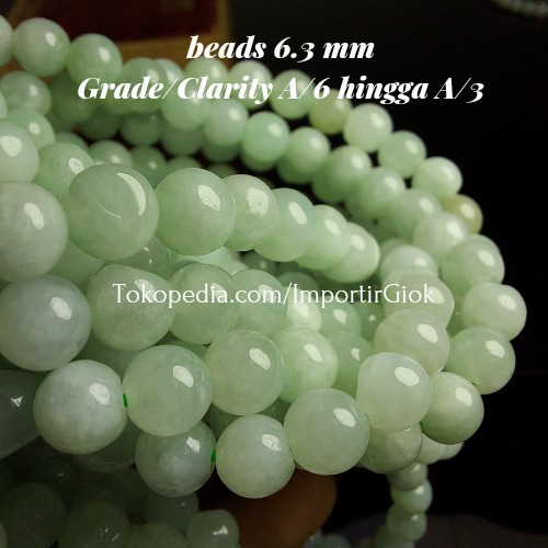 kalung giok asli burma hijau putih batu natural asli sertifikat cina