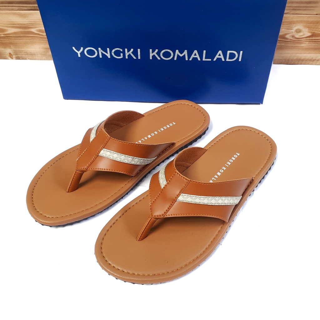 Sandal Pria Casual Yongki komaladi Sandal Pria Jepit Yongki komaladi original terbaru