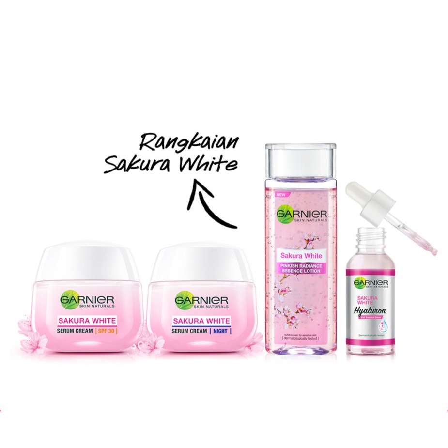Paket Garnier Sakura White Set - White Sakura Garnier Set