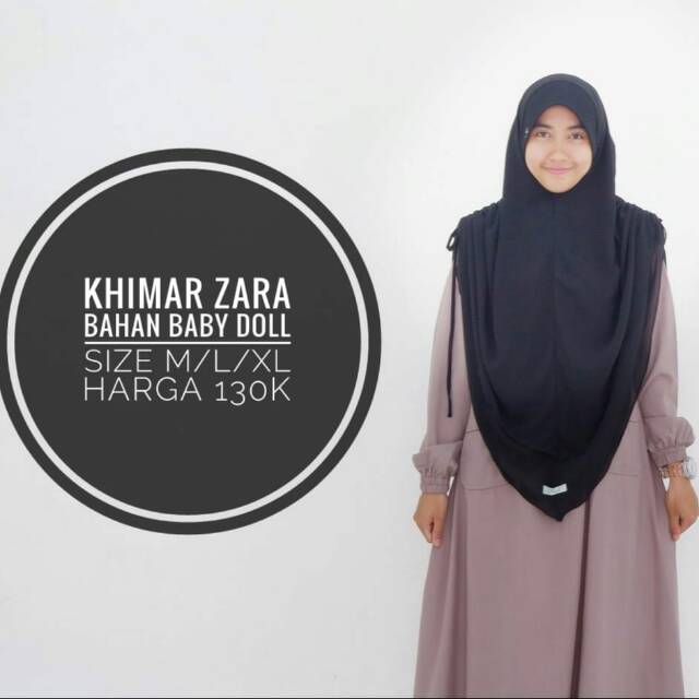 Khimar Zara Kaffa busana
