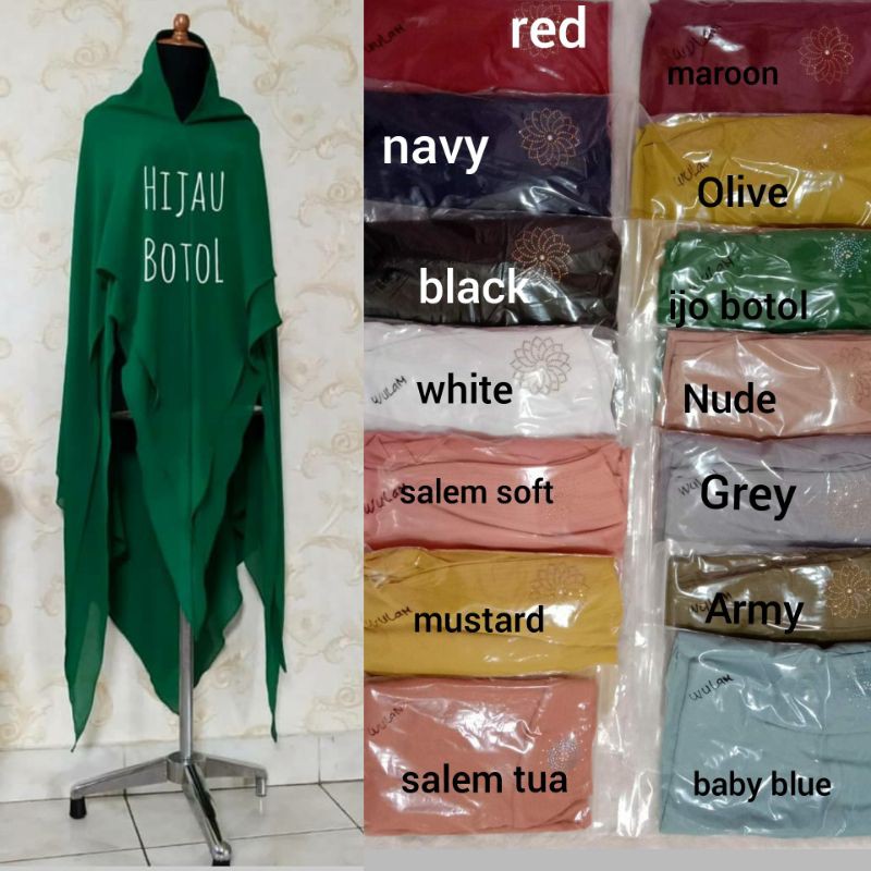 Khimar wulan original by bilqis zafira