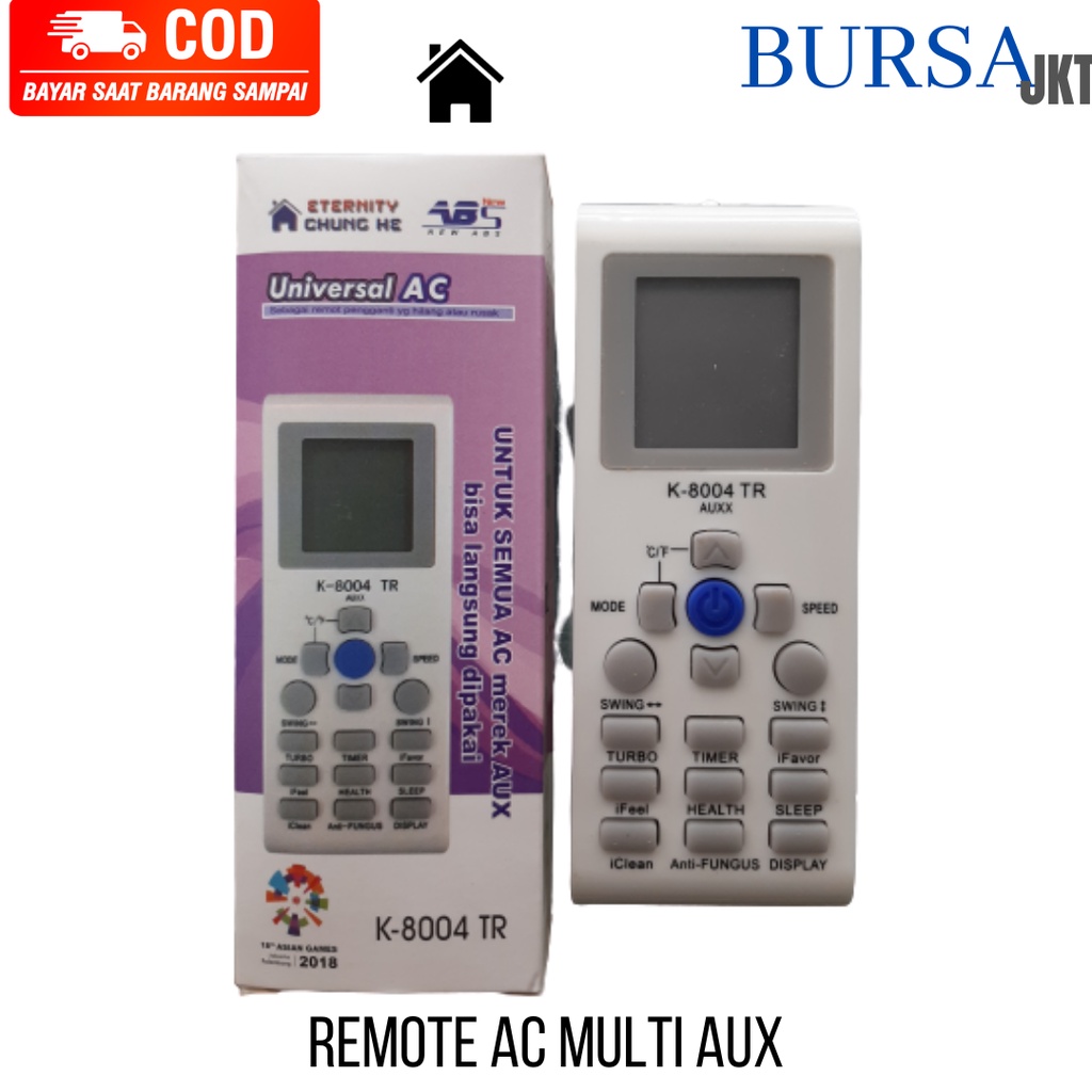 REMOTE AC MULTI AUX SPLIT INVERTER LOW WATT K8004TR