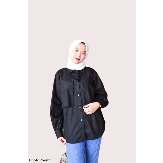 Kemeja Pocket by Keenanthi / Katun Poplin / Kemeja Toyobo / Kemeja Saku / Kemeja Oversize / Kemeja Electric Blue/ Kemeja Magenta / Kemeja Fuschia / Kemeja Fanta