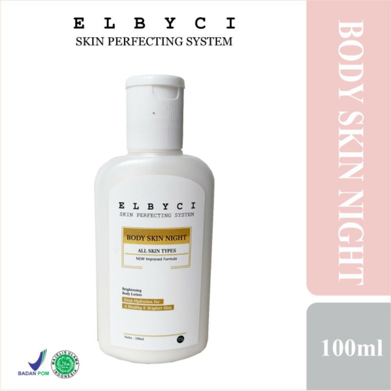 Elbyci Body Skin Night Perfecting System (Lotion Untuk Memutihkan Kulit