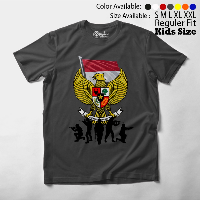 Baju Kaos Atasan Anak Laki-Laki Garuda Indonesia Merdeka