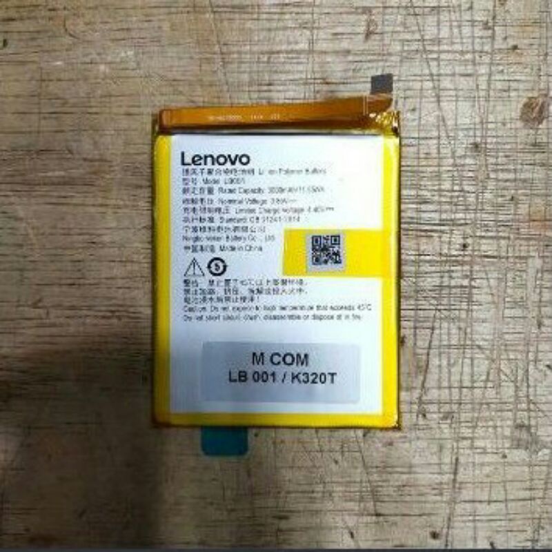 LENOVO K320T / LB001, K5 PLAY / BL289 , K350T / K5 / LB003 battery battle batre baterai