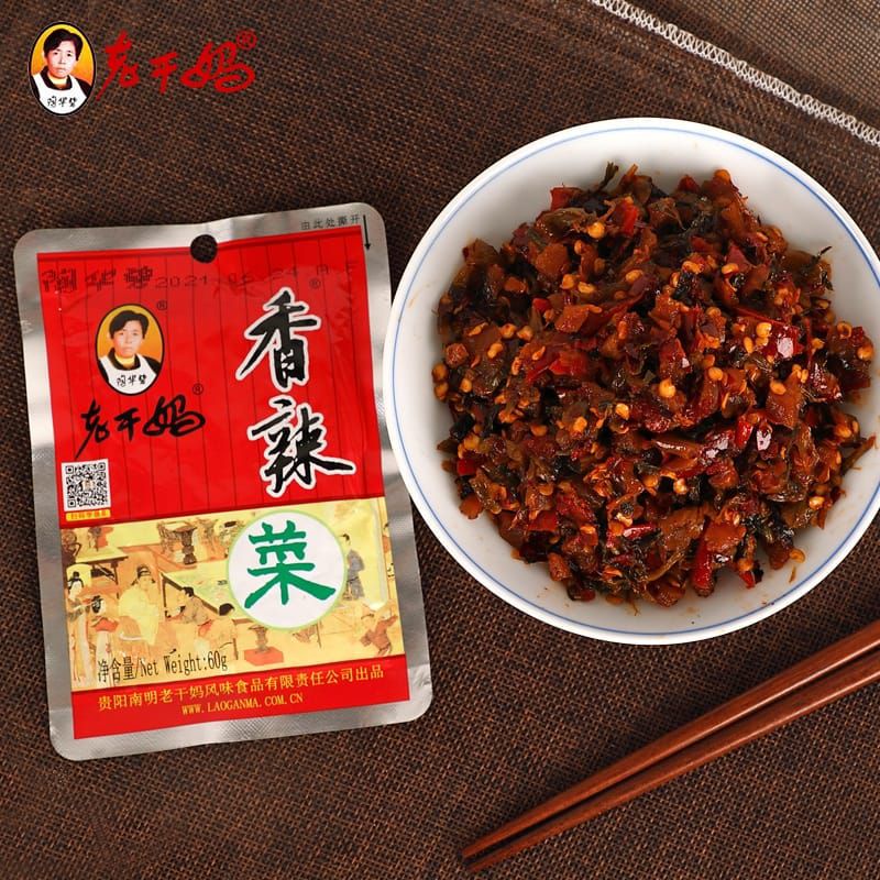 老干妈 香辣菜 Lao Gan Ma Spicy Vegetable Seasoning 60g