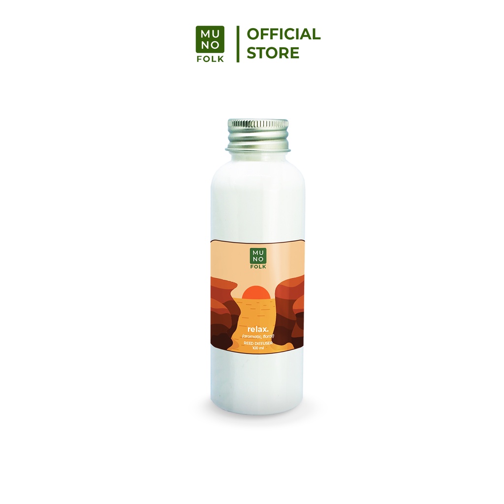 Muno Folk - 100ml REFILL Reed/Rotan Diffuser Aromatherapy | Pewangi Pengharum Ruangan-4