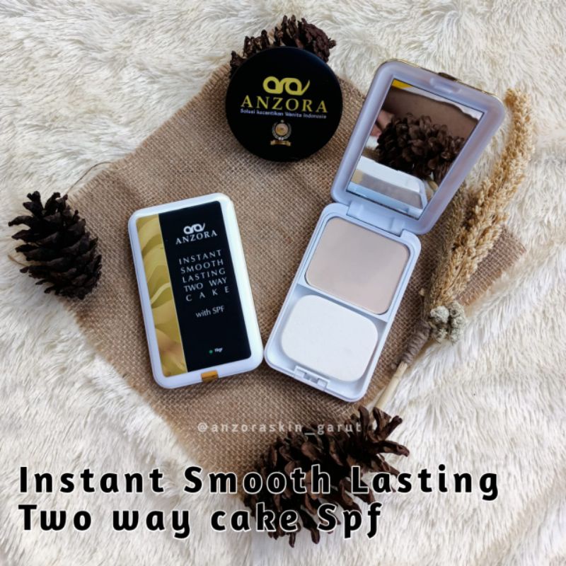Two way cake ANZORA/Anzora skincare/Anzora/Bedak Anzora/Bedak padat/Bedak viral/bedak Anzora ORI/Bed