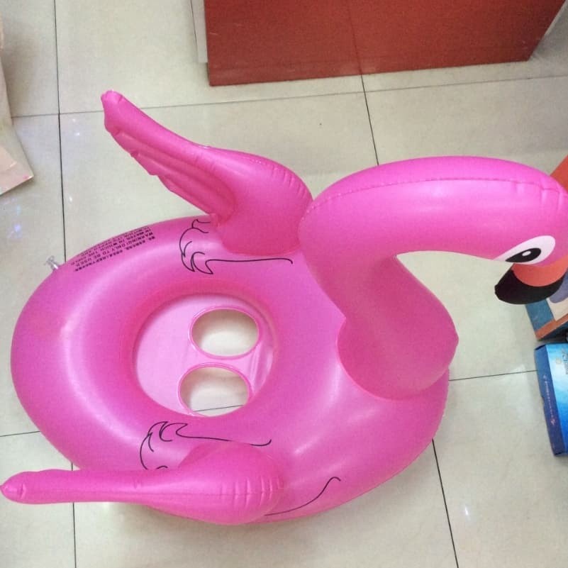 BAN RENANG ANAK MODEL FLAMINGGO ADA LUBANG KAKI