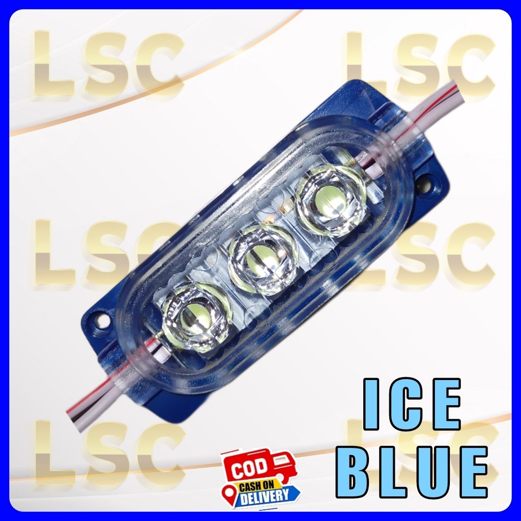 lampu led Ultrasonik 3 mata 12v dan 24v variasi motor mobil bus truk